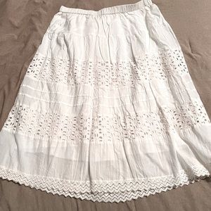 St. John’s Bay eyelet skirt
